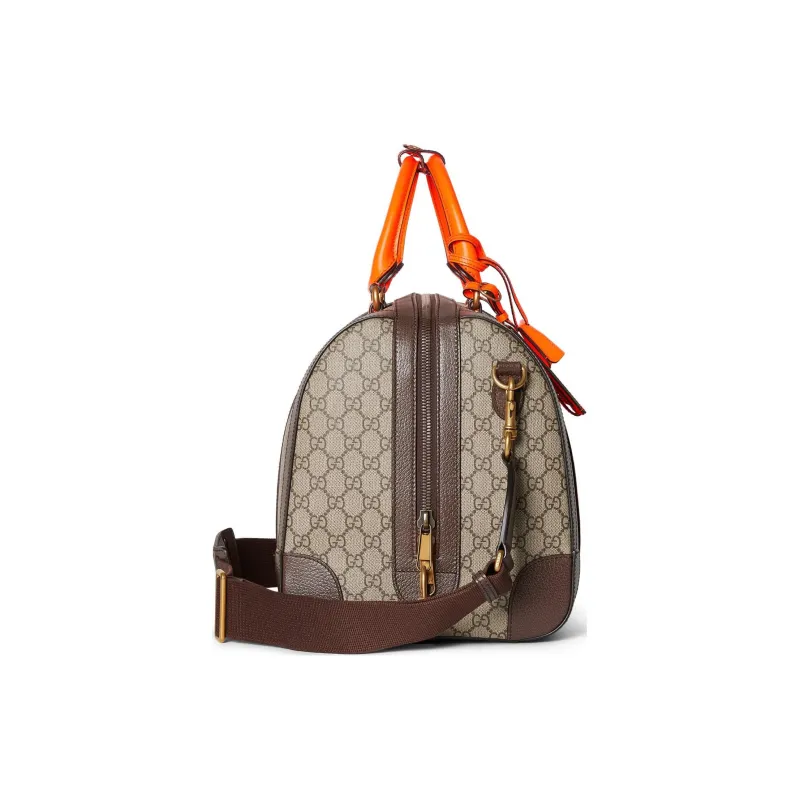 GUCCI Canvas With Leather Canvas Bag Shoulder Bag Crossbody Bag Handbag Travel Bag Women's-2