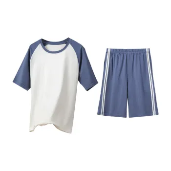 Close fitting Areas Pajama Set Men's