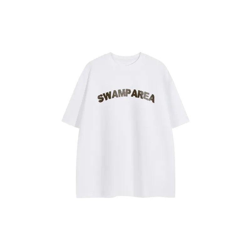 SWAMP AREA T Shirt Unisex White-1