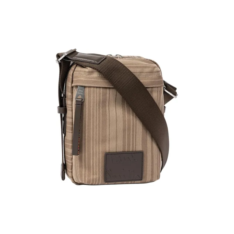 Paul Smith Paul Smith Shadow Stripe Series Fabric Crossbody Bag Small Size Men's Sand-0