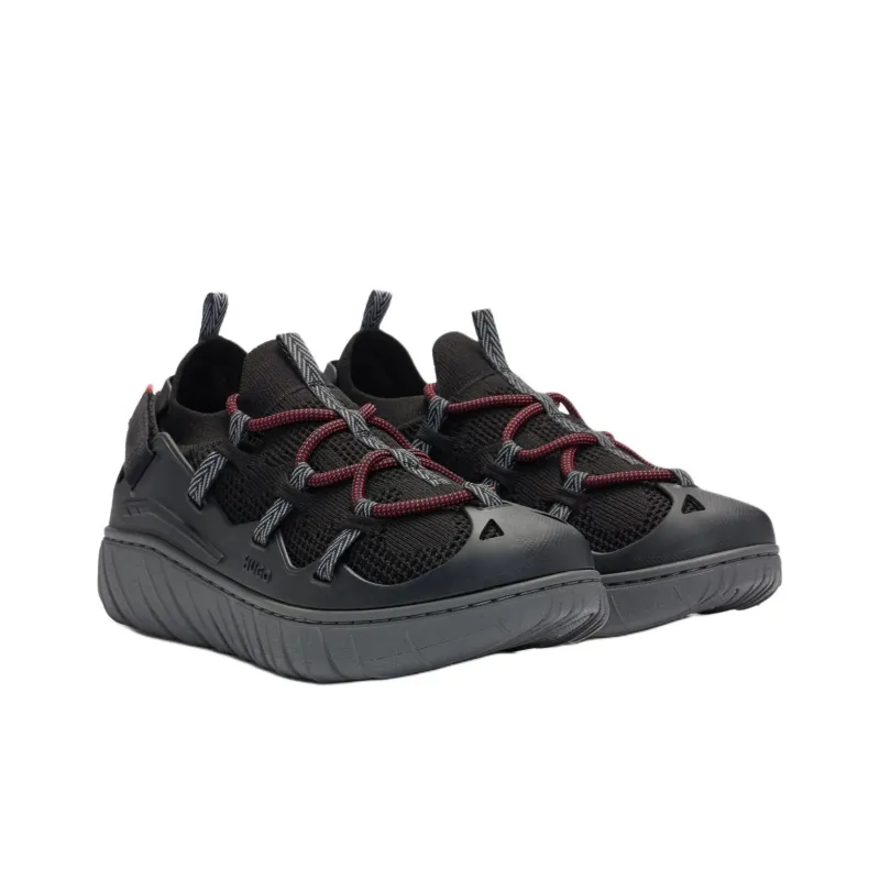 HUGO Panelled Slip-on Sneakers-2