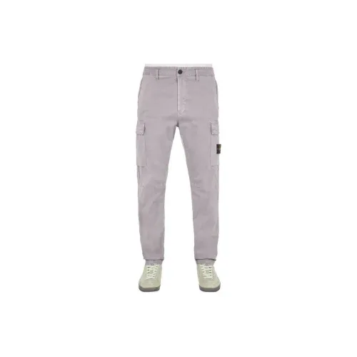 STONE ISLAND Casual Pants Men Purple