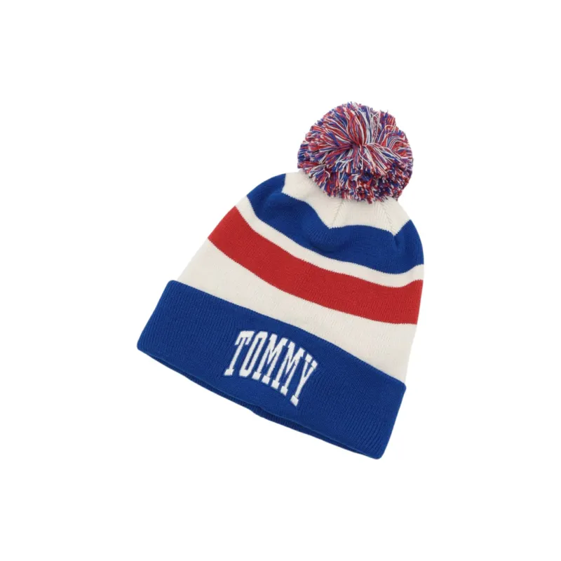 Tommy Hilfiger Cotton-Acrylic Blend Beanies Kids' Multicolor-0
