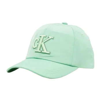 CK/Calvin Klein Recycled Polyester Baseball Caps Kids' Aqua Green