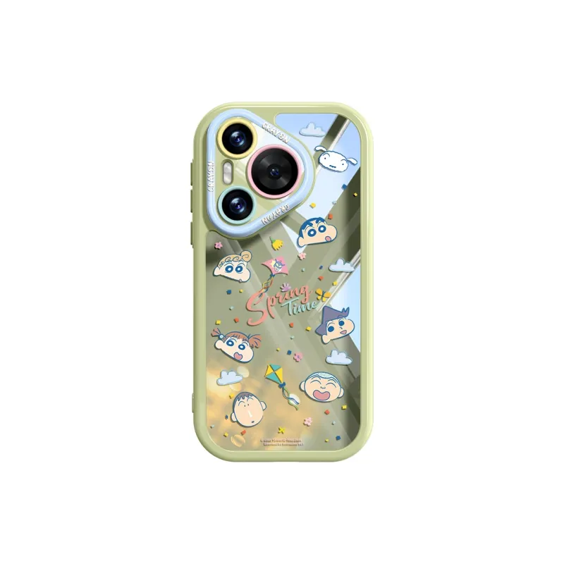 Pin Sai x SHINCHAN Silicone Material Phone Cases For Huawei Pura70Pro/70/Pura Cartoon Cute Style-15