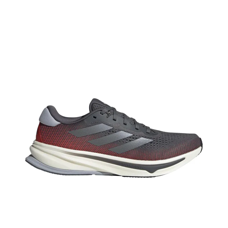 Adidas Supernova 1 Anti Slip Wear Resistant Low Top Running Shoes Men's Gray-1