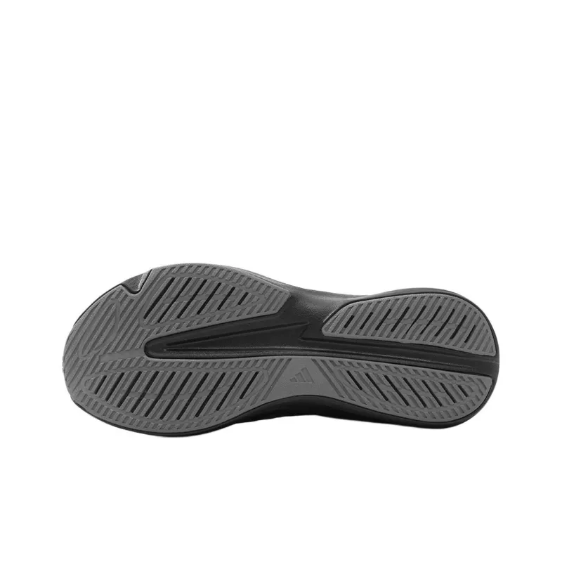 Adidas All Day Essential Cushioning Anti Slip And Wear Resistant Low Top Casual Running Shoes Unisex Black Gray-5
