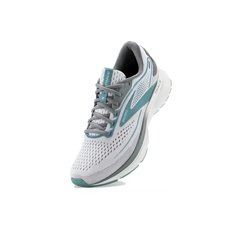 Brooks Trace 2 Anti Slip Wear Resistant Low Top Casual Shoes Women's Gray Cyan-1