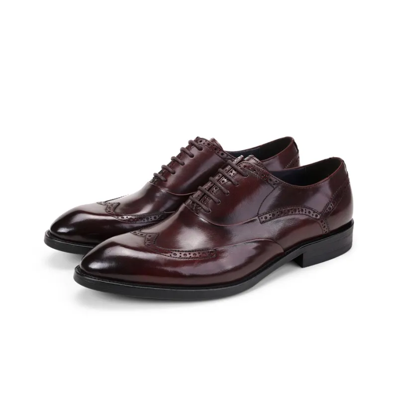 ASTON M.JAZZ Dress Shoes Men Low Top Black/Burgundy/Coffee/Brown-16