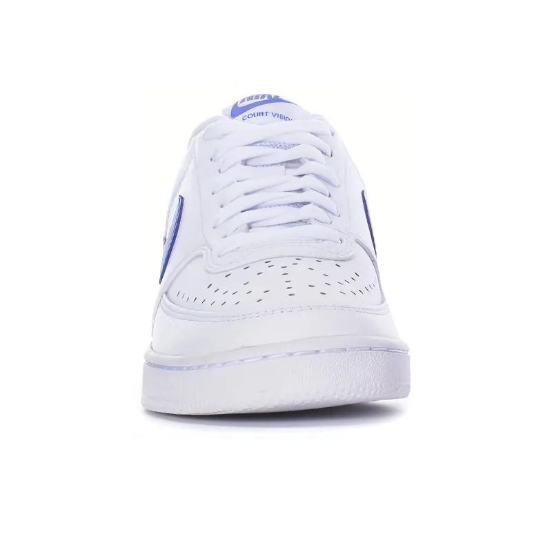 Nike Court Vision Low Shoes White/Blue Women's-4