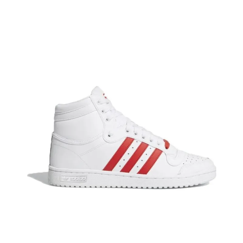 Adidas Top Ten Hi Cloud White Lush Red-1