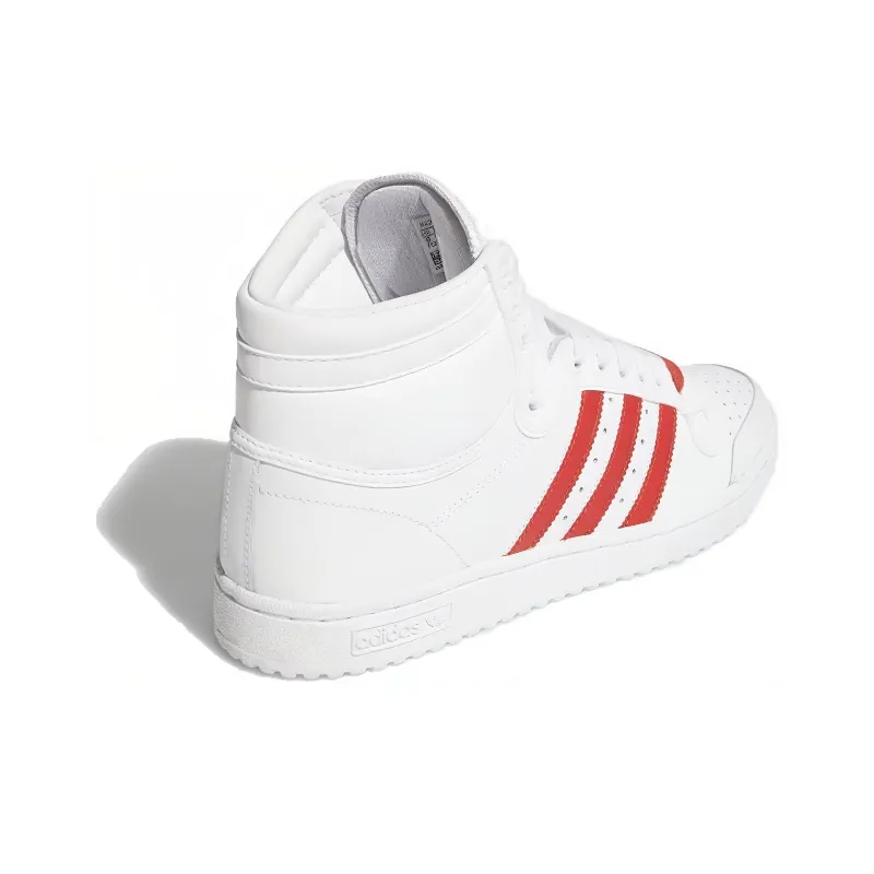 Adidas Top Ten Hi Cloud White Lush Red-3