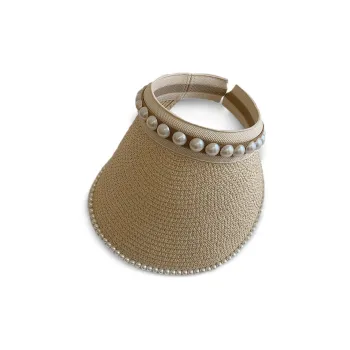 VINEY Paper Like Yarn, Cellulose Material Sun Protection Hats Women's