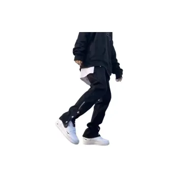 PAINT STAIN Jeans Unisex Black