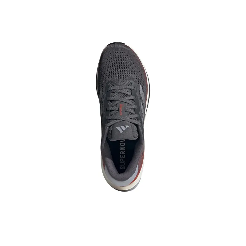 Adidas Supernova 1 Anti Slip Wear Resistant Low Top Running Shoes Men's Gray-3