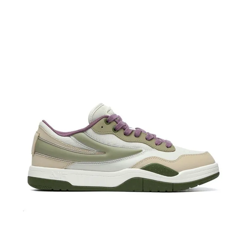 FILA FUSION T88 SKB Anti-Slip And Wear-Resistant Lightweight Low-Top Skateboard Shoes Men's Gray Green-1