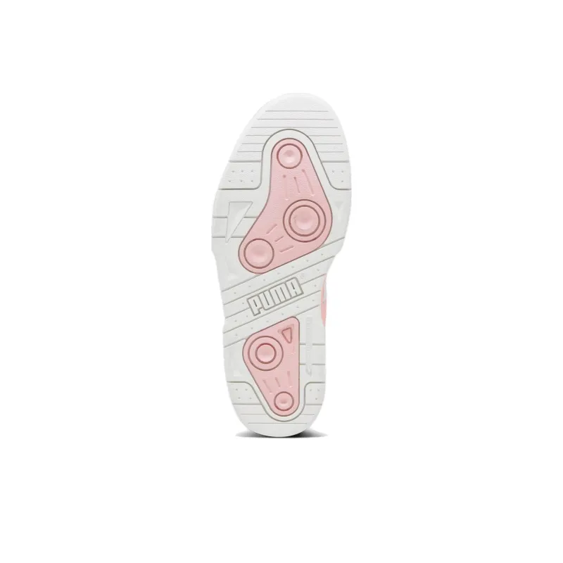 PUMA Slipstream Anti Slip Wear Resistant Low Top Skateboard Shoes Women's White Pink-4