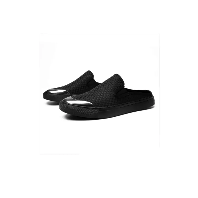 Romon Wrap toe Slippers Men's Black-2