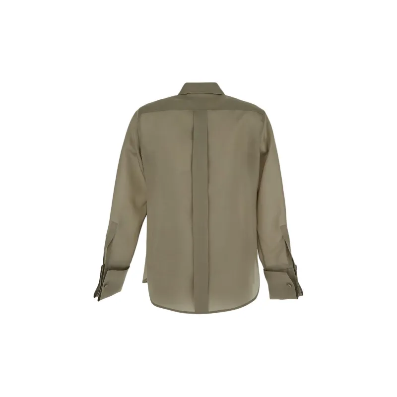 MaxMara Buttoned Long Sleeved Shirt-1