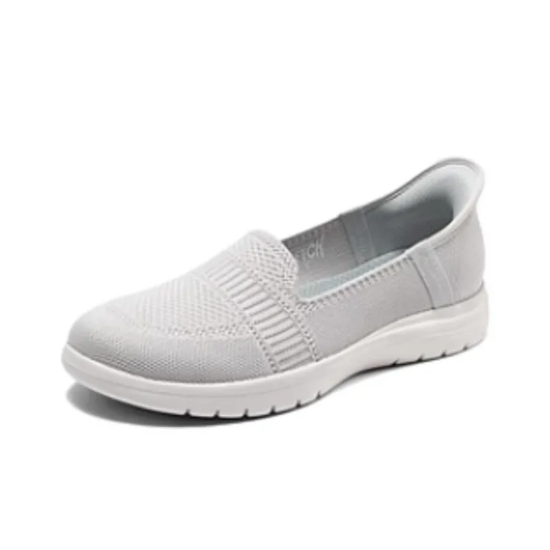 Skechers Slip Ins Cushioning, Wear Resistant Low Top Casual Shoes Women's Light Gray-2