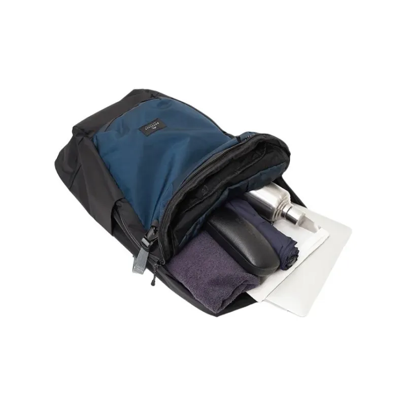 Doughnut Recyclable Nylon Backpack Large Size Unisex Pacific Blue-2