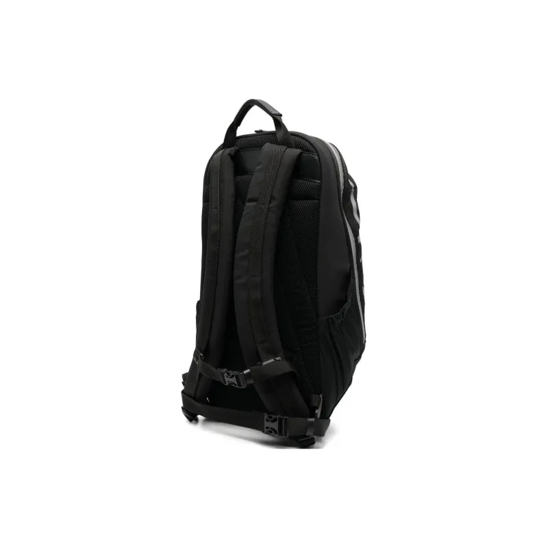 Moncler Calfskin With Cotton And Polyester Backpack Men's Black-1