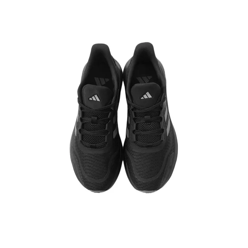 Adidas All Day Essential Cushioning Anti Slip And Wear Resistant Low Top Casual Running Shoes Unisex Black Gray-3