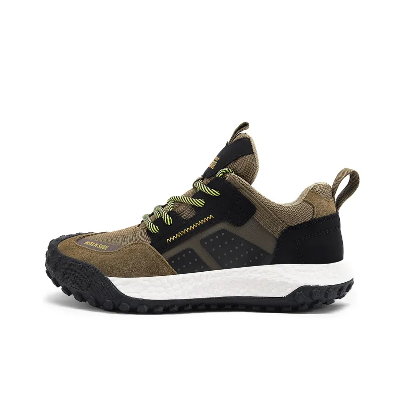 WALK SOUL Coverage Rebound Height Increasing Wear-Resistant Slip-Resistant Mid-Top Casual Shoes Unisex-0