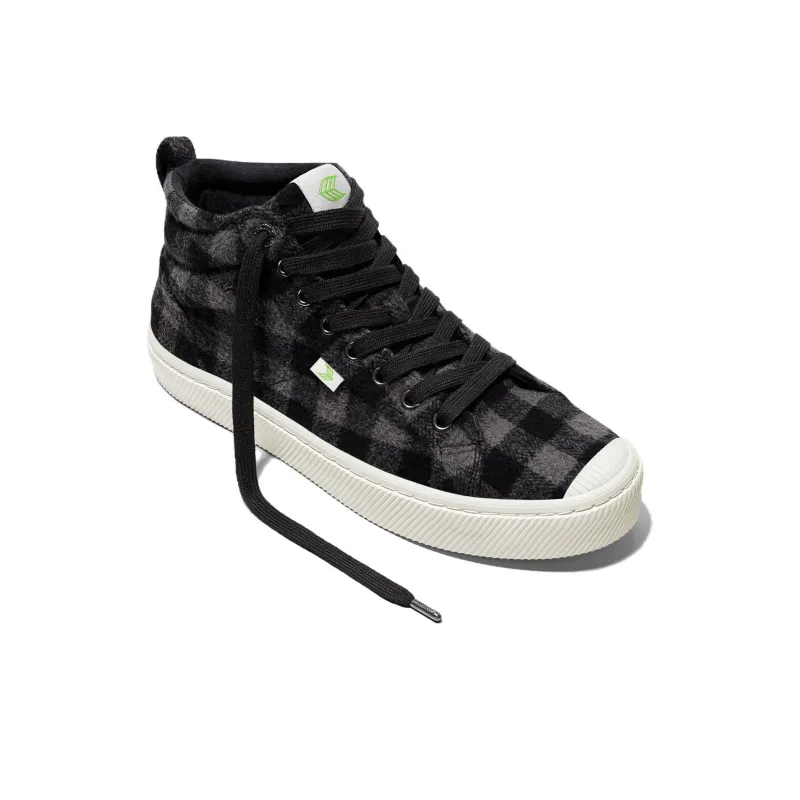 CARIUMA High-Top Skateboard Shoes Unisex Black Gray-1