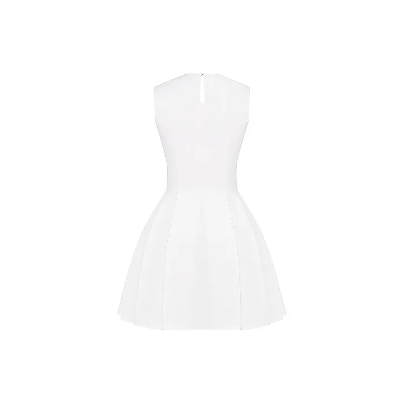 HOUSE OF CB CLARETTA Sleeveless Dress Women's White/White-1