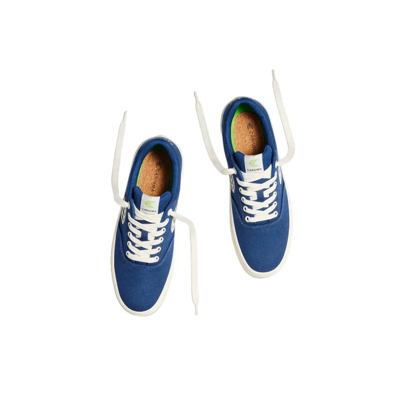 CARIUMA Low Top Canvas Shoes Unisex Blue-3