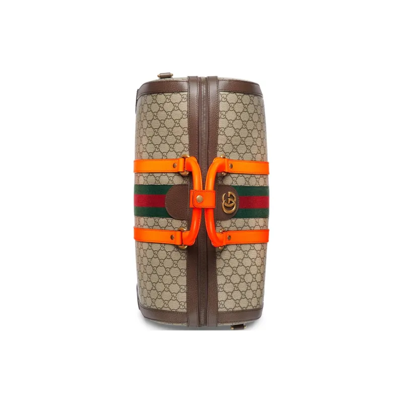 GUCCI Canvas With Leather Canvas Bag Shoulder Bag Crossbody Bag Handbag Travel Bag Women's-5