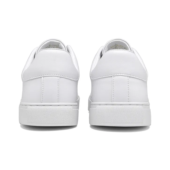 Cabbeen Lightweight And Breathable Low Top Trendy Casual Skateboard Shoes Men's White-11