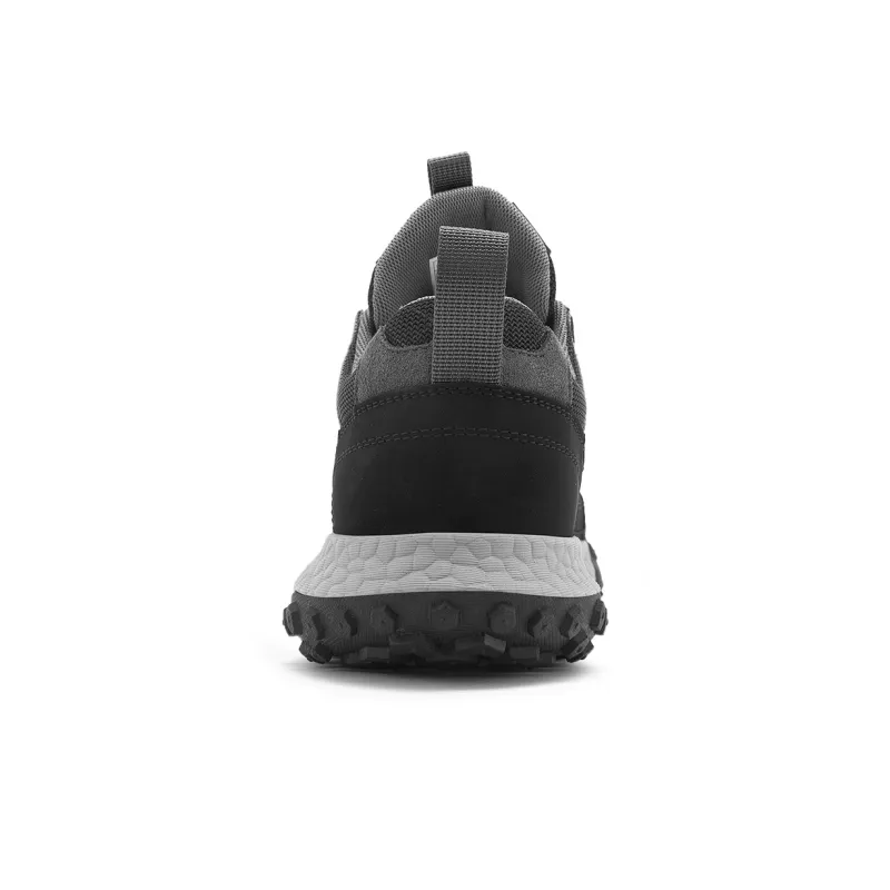 WALK SOUL Coverage Rebound Height Increasing Wear-Resistant Slip-Resistant Mid-Top Casual Shoes Unisex-24