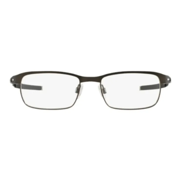 Oakley - Browline Eyeglass Frames Unisex Brown-1