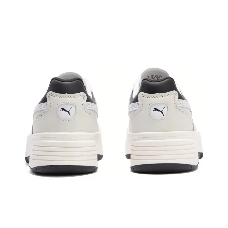 PUMA California Lwt Anti Slip Wear Resistant Low Top Skateboard Shoes Women's White Black-3