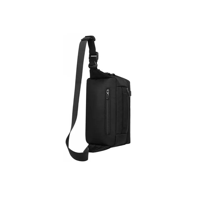 CMLZIUA High quality Fabric Fanny Pack Regular Men's Black-2