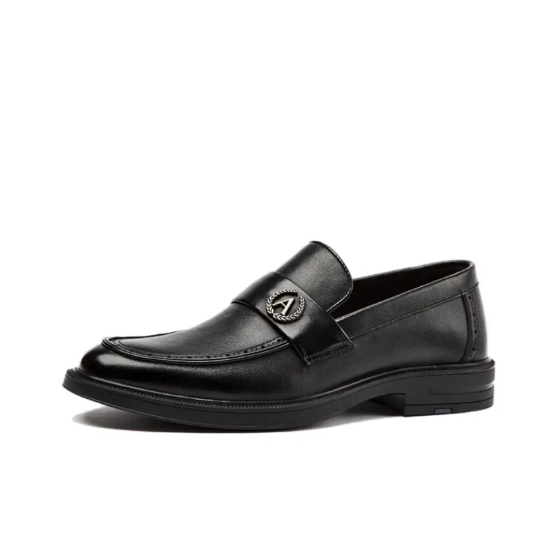 AOKANG Loafers Men Black-0