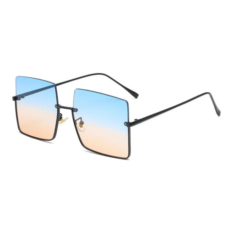 SOMAN Metal Irregular Shape Sunglasses Unisex-1