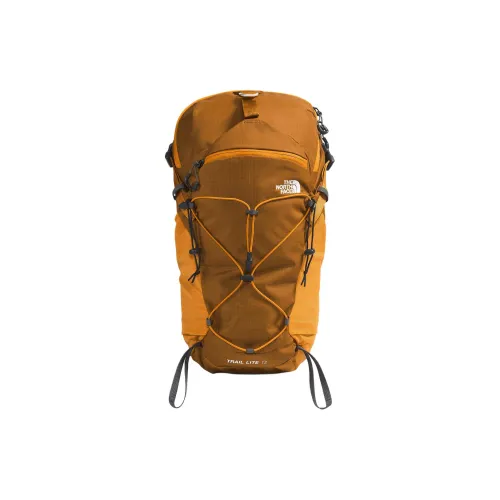 THE NORTH FACE Backpacks Wooden Brown With Yellow Crystal