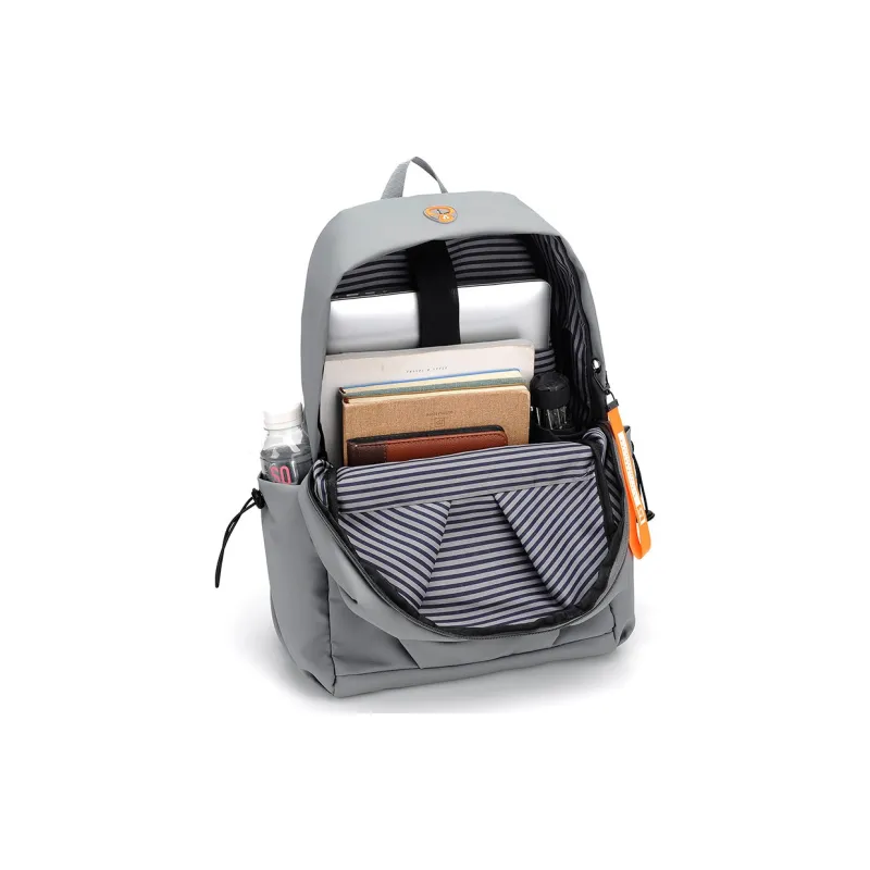 MUYKUY Polyester Laptop Bag Regular Unisex Black/Gray-2