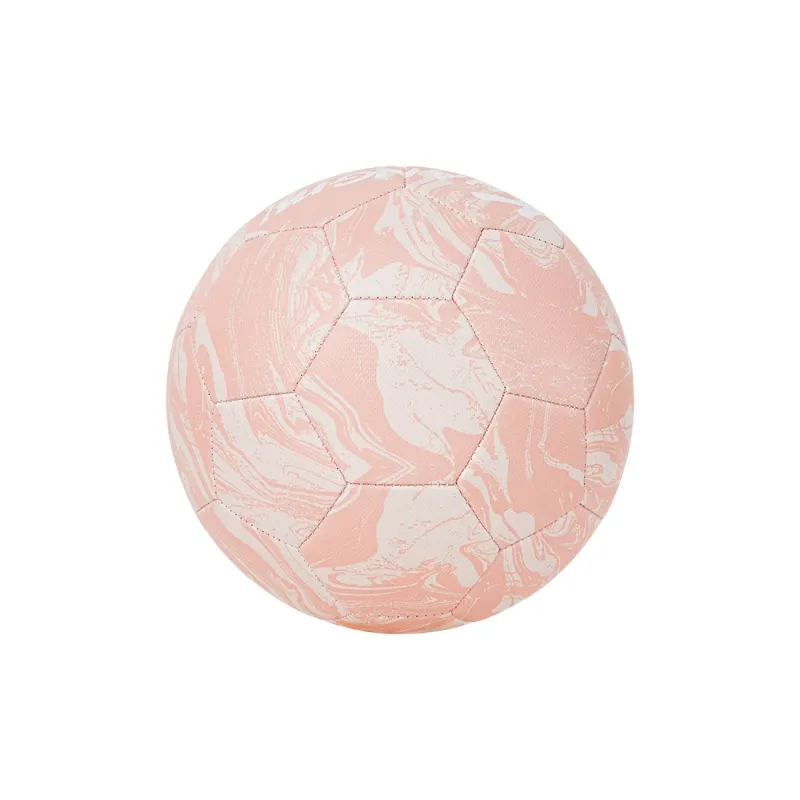 Kuangmi Size 5 Ball Soccer PU Machine Stitched Soccer Ball Unisex Pink-1