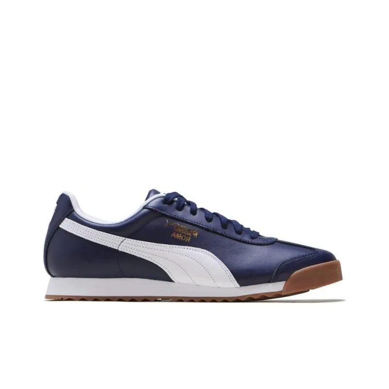 PUMA Roma Classic Gum Low top Running Shoes Blue-1
