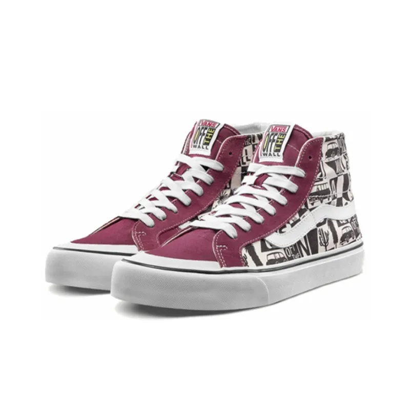 Vans X Yusuke Hanai SK8 Hi High Top 'Red White'-2