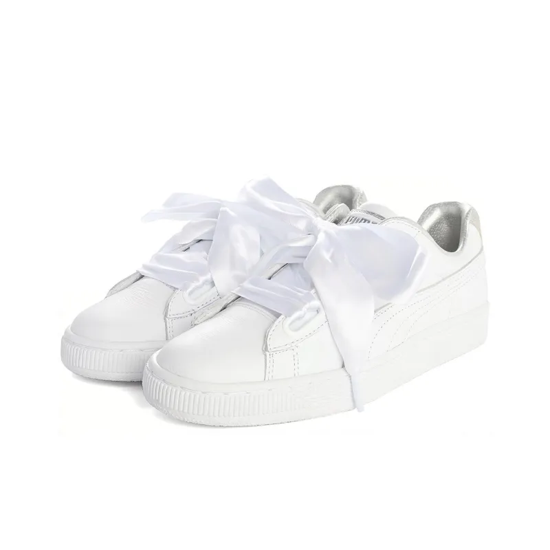 PUMA Suede Heart Crush White Women's-2