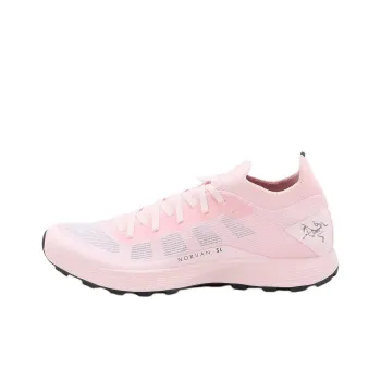 Arcteryx Norvan SL Cushioned Wear Resistant Breathable Low Top Running Shoes Women's Pink