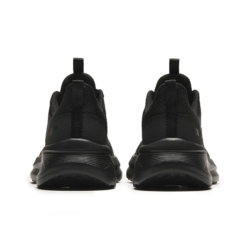 Anta Running Collection Cushioned Slip Resistant Low Top Casual Running Shoes Women's Black-3