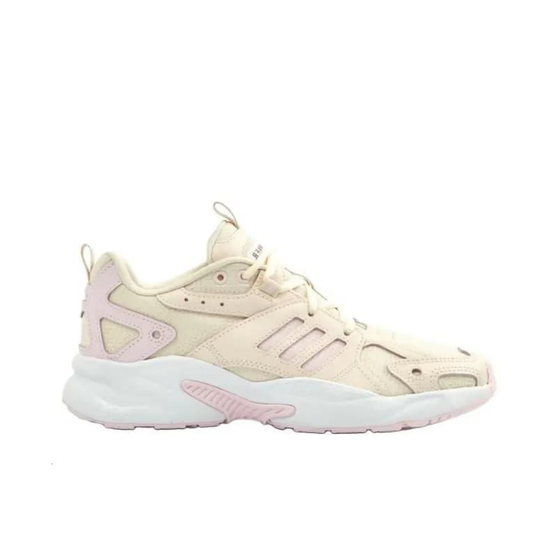 Adidas JZ Runner Cushioned Wear Resistant Breathable Lightweight Low Top Casual Running Shoes Unisex Apricot Pink-1