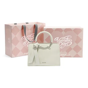 Simedin Cow Split Leather Handbag Shoulder Bag Women's Milk White