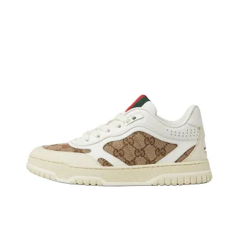 GUCCI Women's Re Web Sneaker 'GG Canvas White Beige' Women's